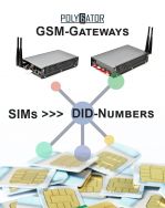 DID-numbers creation by means of GSM-gateway