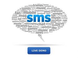 Incoming SMS live demo